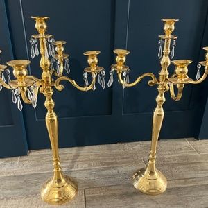 Gold candelabra